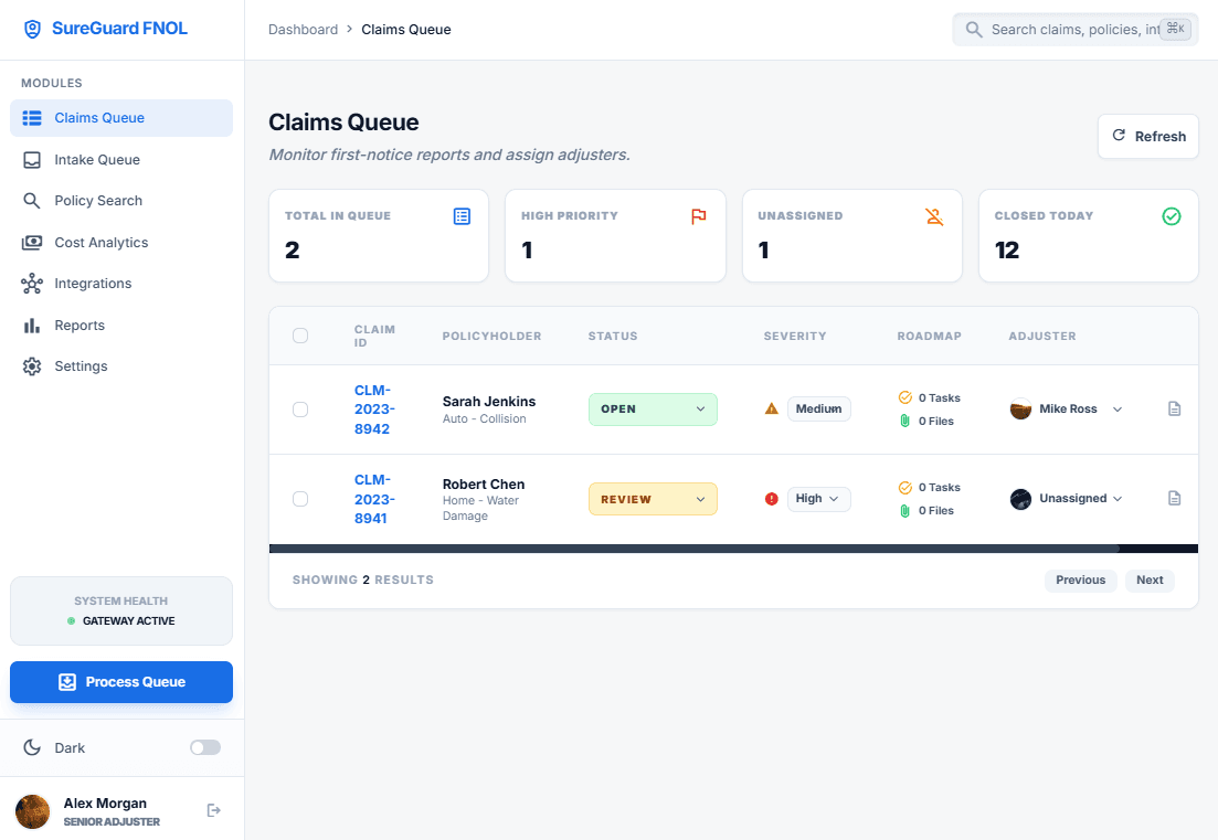 Claims Accelerator screenshot 2