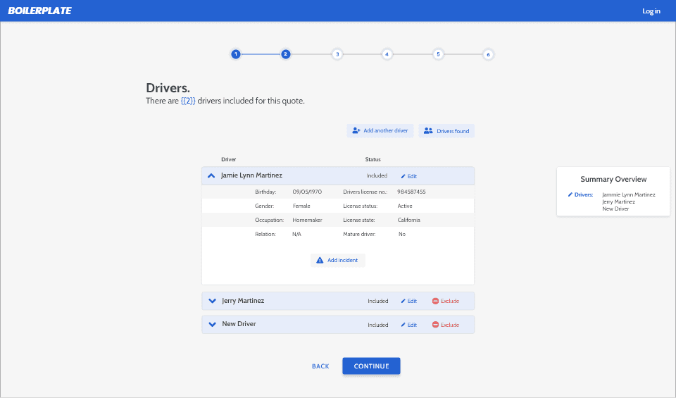 Policy & Billing Accelerator screenshot 2