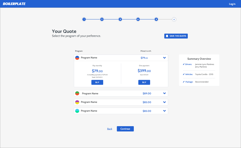 Policy & Billing Accelerator screenshot 3